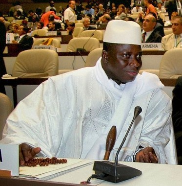 Yahya Jammeh, presidente de Gambia (Foto:Wikipedia)